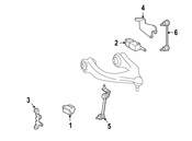 Mercedes Headlight Level Sensor Strut Support - Genuine Mercedes 2303200432