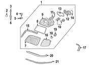 Mercedes Headlight Mounting Screw - Genuine Mercedes 2018260071