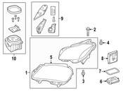 Mercedes Headlight Seal - Genuine Mercedes 2188260558