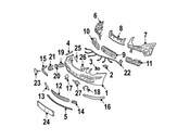 Mercedes Headlight Washer Cover - Genuine Mercedes 21188008059744