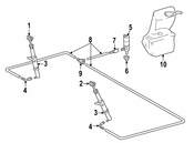Mercedes Headlight Washer Nozzle - Genuine Mercedes 2208601647