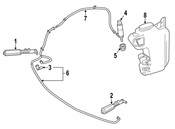 Mercedes Headlight Washer Nozzle - Genuine Mercedes 2318600147