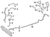 Mercedes Hybrid Inverter Coolant Line - Genuine Mercedes 2225010393