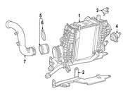 Mercedes Intercooler Bracket - Genuine Mercedes 2600905300