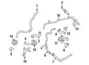 Mercedes Inverter Coolant Pump Bracket - Genuine Mercedes 2215042340