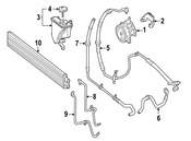 Mercedes Power Steering Line - Genuine Mercedes 1724603124