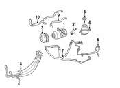 Mercedes Power Steering Pump Pulley - Genuine Mercedes 6282360010