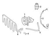 Mercedes Power Steering Reservoir Line Hose - Genuine Mercedes 4634661081
