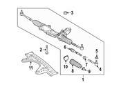 Mercedes Rack and Pinion Assembly - Genuine Mercedes 2124602300