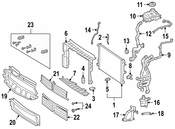 Mercedes Radiator Coolant Hose - Genuine Mercedes 247501055864