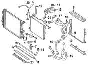 Mercedes Radiator Coolant Hose - Genuine Mercedes 1775012202