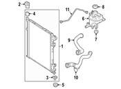 Mercedes Radiator Coolant Hose - Genuine Mercedes 1665009775
