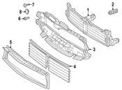Mercedes Radiator Shutter Assembly - Genuine Mercedes 247500900064
