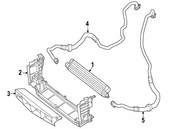Mercedes Radiator Support Air Duct - Genuine Mercedes 2215053230