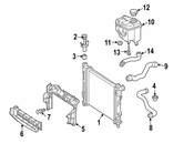 Mercedes Radiator Support Baffle - Genuine Mercedes 2095000016