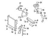 Mercedes Radiator Support Baffle - Genuine Mercedes 2305051830