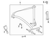Mercedes Seat Belt Retractor Cover - Genuine Mercedes 2088680539