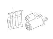Mercedes Starter Heat Shield - Genuine Mercedes 2781500175
