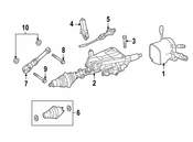 Mercedes Steering Column - Genuine Mercedes 2184601616