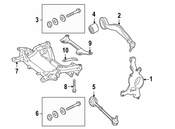 Mercedes Steering Knuckle - Genuine Mercedes 2183320200