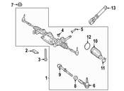 Mercedes Steering Shaft - Genuine Mercedes 2064620000