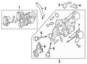 Mercedes Turbocharger Inlet Hose - Genuine Mercedes 6510901707
