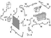 Mercedes Turbocharger Intercooler Hose - Genuine Mercedes 2235008300