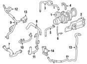 Mercedes Turbocharger Mount Heat Shield - Genuine Mercedes 1771501300