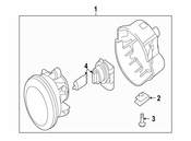 Saab Fog Light Bulb - Genuine Saab 01999366