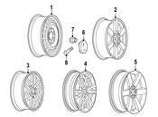 Saab Wheel Lug Nut - Genuine Saab 09594682