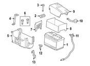 Saab Battery Tray Bolt - Genuine Saab 11519387