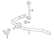 Saab Suspension Stabilizer Bar Link Nut - Genuine Saab 11519879