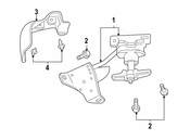 Saab Spare Tire Carrier Winch Bolt - Genuine Saab 11589165