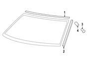 Saab Windshield Molding Screw - Genuine Saab 11900491