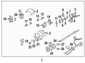 Saab Turn Signal / Combination Lever - Genuine Saab 12450067