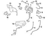 Saab Turbocharger Coolant Line - Genuine Saab 12635835
