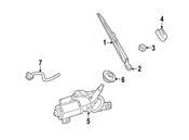 Saab Back Glass Washer Nozzle - Genuine Saab 12755563