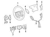 Saab Steering Wheel Radio Controls - Genuine Saab 12758031