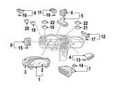 Saab Headlight Switch - Genuine Saab 12760589