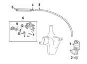 Saab Headlight Washer Nozzle Clip - Genuine Saab 12762225