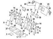 Saab Seat Armrest - Genuine Saab 12763779