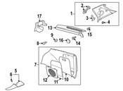 Saab Coat Hook - Genuine Saab 12767326
