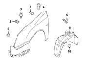 Saab Fender Bolt - Genuine Saab 12771884