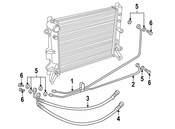 Saab Auto Trans Oil Cooler Hose - Genuine Saab 12775716