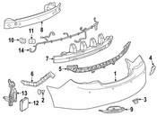 Saab Bumper Cover Heat Shield - Genuine Saab 12779945