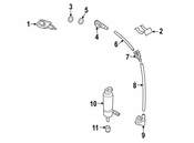 Saab Headlight Washer Pump - Genuine Saab 12782868