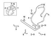 Saab Power Steering Pressure Line Bolt - Genuine Saab 12783773