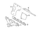 Saab Exhaust Muffler Bracket - Genuine Saab 12786230