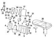 Saab Seat Armrest Bushing - Genuine Saab 12790567