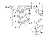 Saab Engine Air Intake Hose - Genuine Saab 12795148